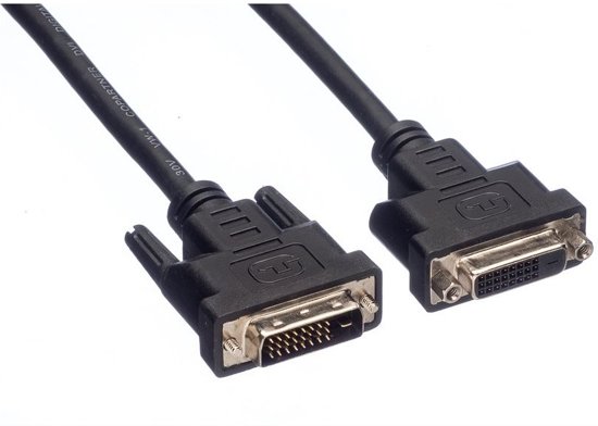 VALUE C/âble DVI dual link 1,0 m 24+1 DVI M-F,