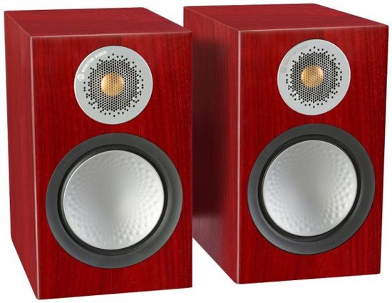 Monitor Audio Silver 50 - Boekenplank Speaker - Rood