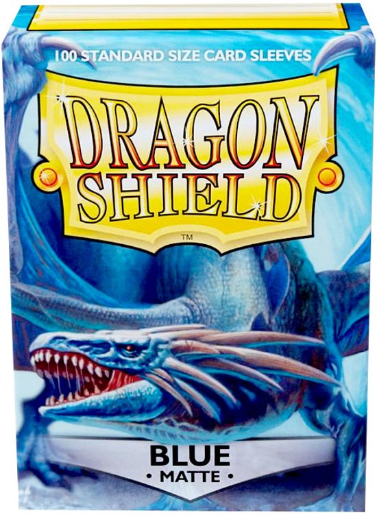 Afbeelding van het spel Dragon Shield Standard Sleeves - Matte Blue (100 Sleeves)
