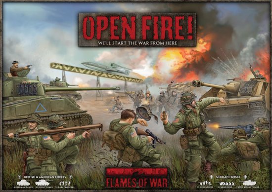Afbeelding van het spel Flames of War Open Fire! Starter Set