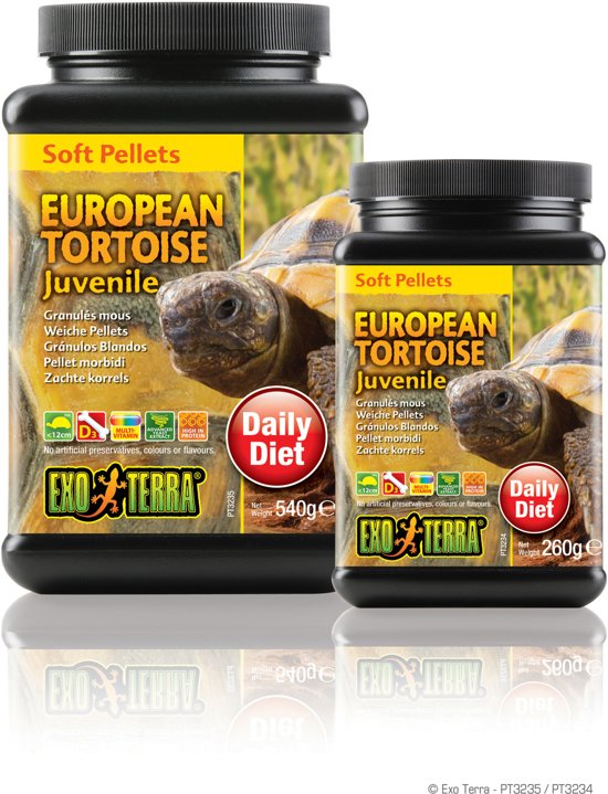 Soft Pellets Jonge Europese Schildpad 260 gram