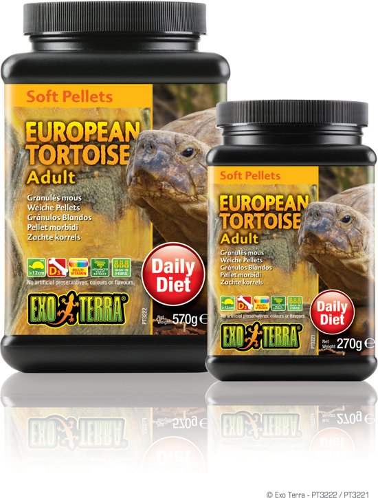 Soft Pellets Jonge Europese Schildpad 260 gram