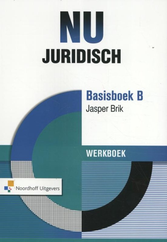 NU Juridisch basisboek B Werkboek