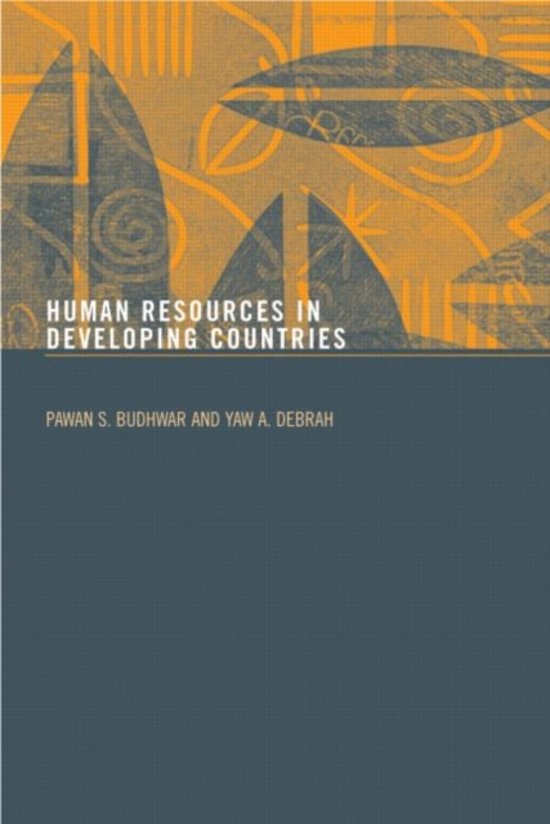 Human Resource Management in Developing Countries