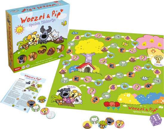 Thumbnail van een extra afbeelding van het spel Woezel & Pip Tikkertje Spelen Kinderspel