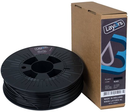 Lay3rs PLA X3 Black - 2.85 mm