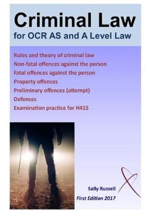 Criminal Law for OCR as and a Level