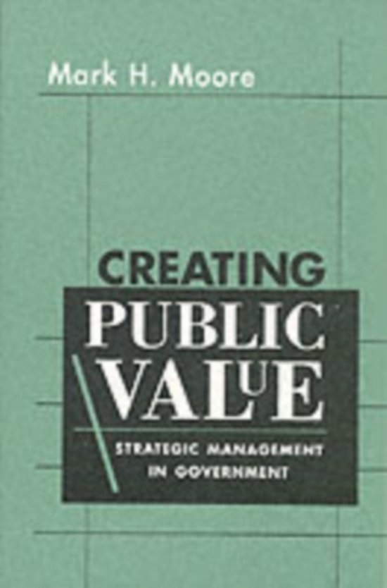cover Creating Public Value