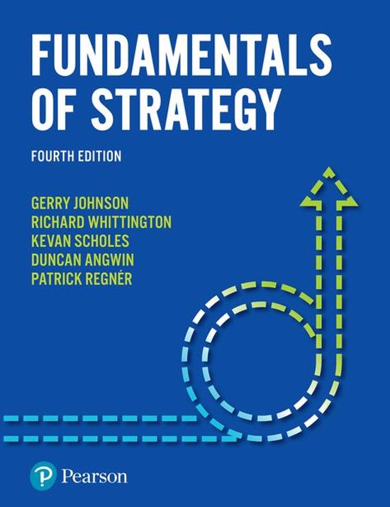 Strategische Marketing I Samenvatting. Marketing Management A relationship Approach Hollensen en Fundamentals of Strategy Burns en Bush