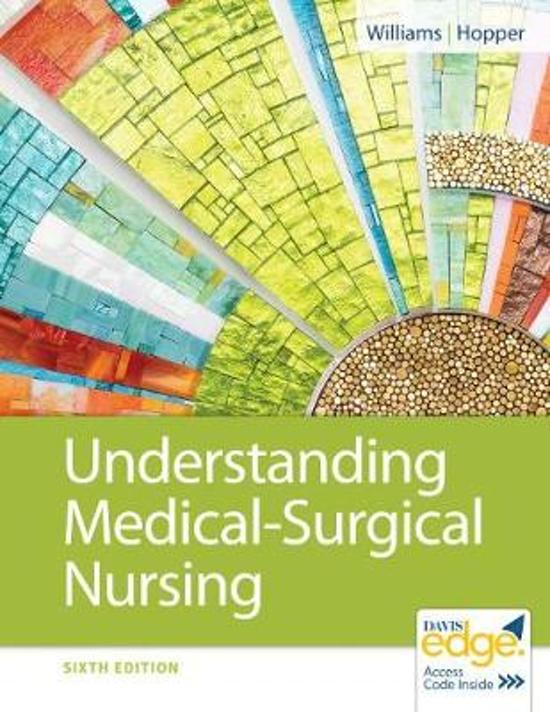 Test Bank For Understanding Medical-Surgical Nursing 6th Edition by Linda S. Williams; Paula D. Hopper 9780803668980 Chapter 1-57 Complete Guide.