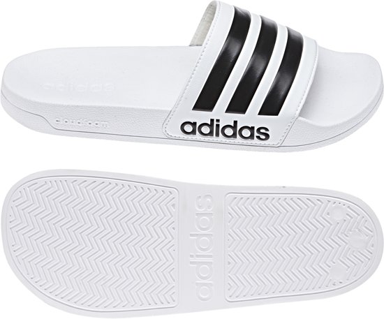 Adidas Adilette Slippers Volwassenen - Wit;zwart