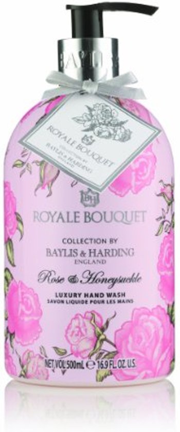 Foto van Baylis Handwash Rose and Honeysuckle - 500 ml - Handzeep
