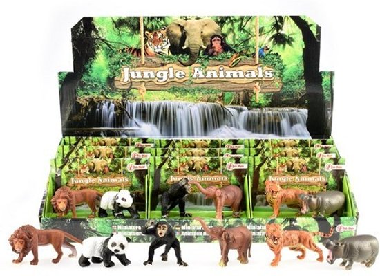Toi Toys Jungle dieren 2 stuks in doosje
