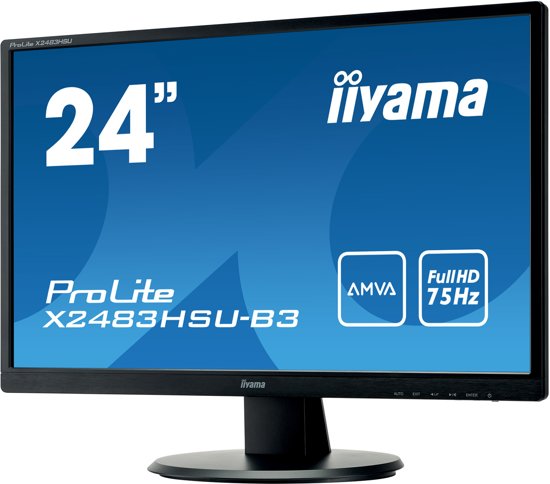 Iiyama ProLite X2483HSU-B3 - Full HD Monitor