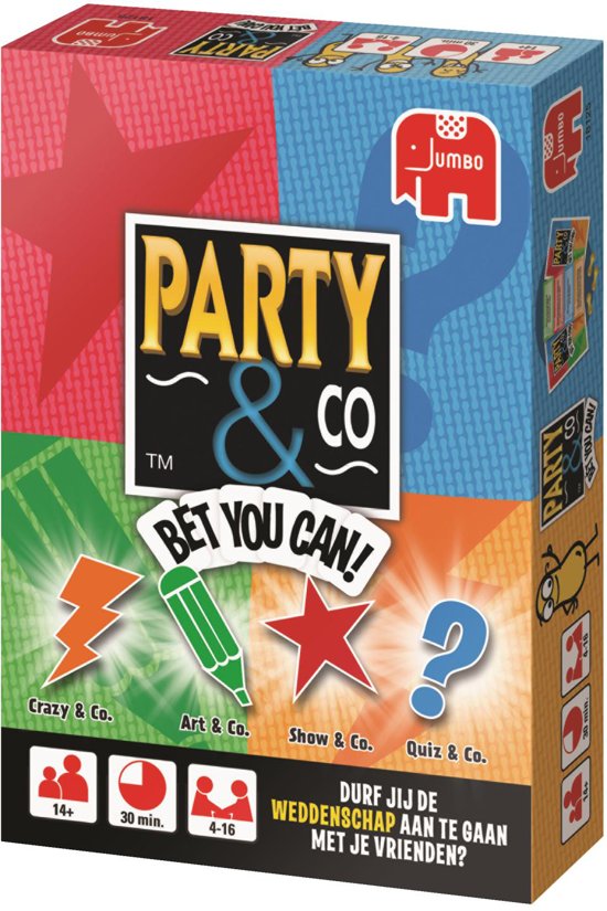 Thumbnail van een extra afbeelding van het spel Party & Co. Bet You Can! - Bordspel