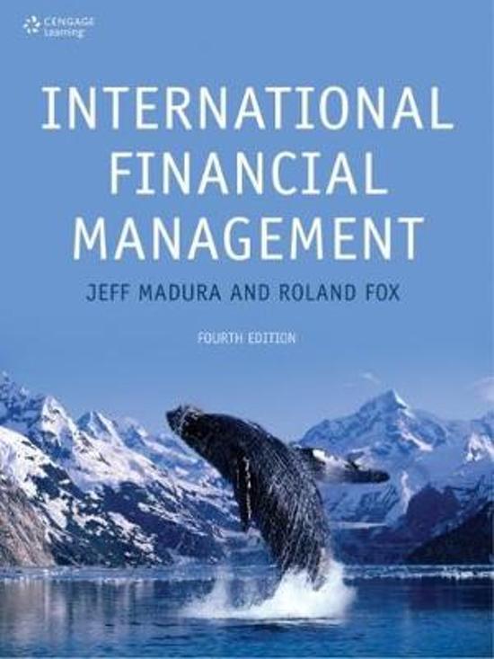 International Finance Complete Summary (Jeff Madura  and Roland Fox)