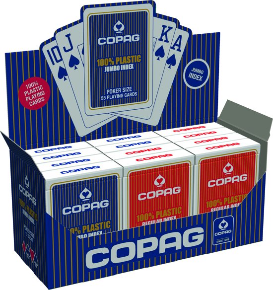 Afbeelding van het spel Copag - Plastic Pokerkaarten - Jumbo Index - Display