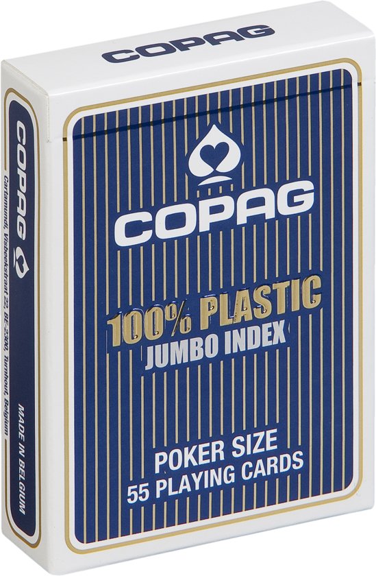 Thumbnail van een extra afbeelding van het spel Copag - Plastic Pokerkaarten - Jumbo Index - Display