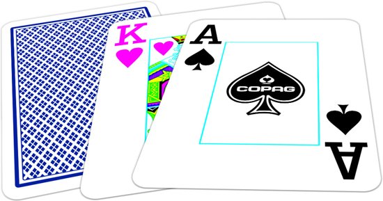Thumbnail van een extra afbeelding van het spel Copag - Plastic Pokerkaarten - Jumbo Index - Display
