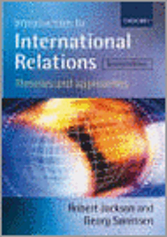 IR (International Relations) class notes UvA 