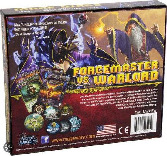 Thumbnail van een extra afbeelding van het spel Mage Wars - Forcemaster vs Warlor