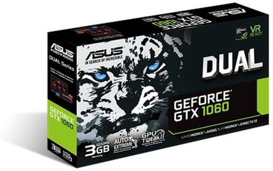 Asus GeForce Dual GTX 1060 3G