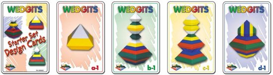 Thumbnail van een extra afbeelding van het spel Wedgits - Starter set design cards