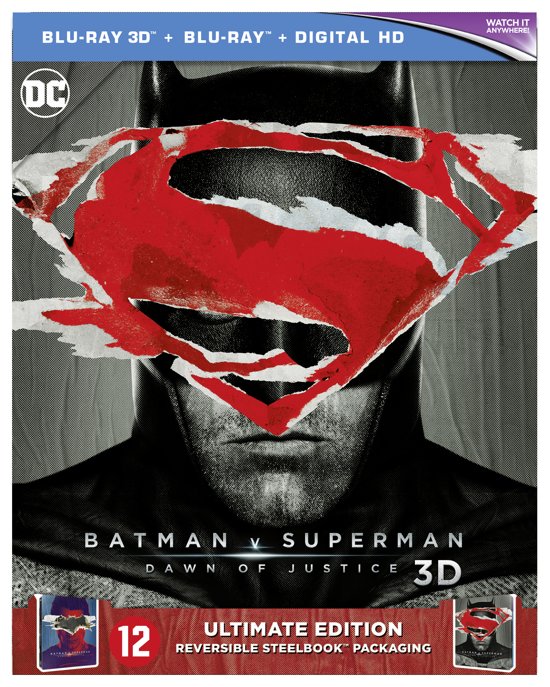 Batman v Superman: Dawn of Justice Ultimate Edition (2D + 3D Blu-ray Steelbook)