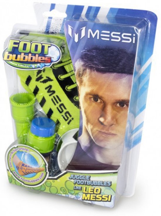 Afbeelding van het spel Foot Bubbles Messi Starter Pack 1 Paar Sokken Groen
