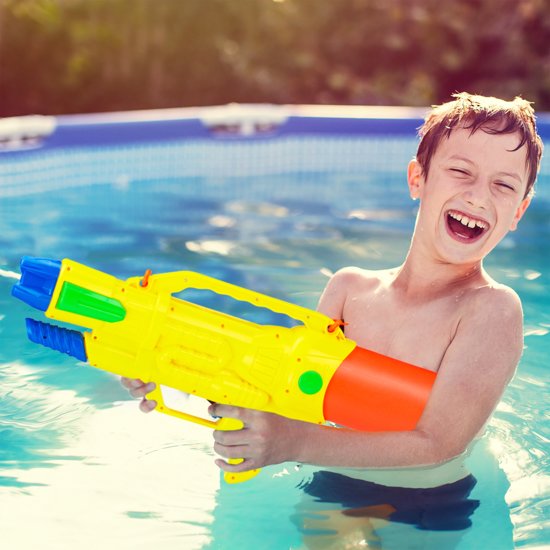relaxdays waterpistool XXL - super soaker kinderen - waterkanon - water pistool - 1.8 L