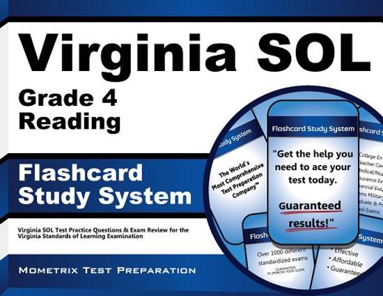 Afbeelding van het spel Virginia Sol Grade 4 Reading Flashcard Study System