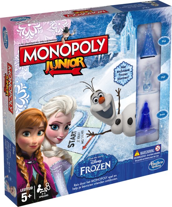 Afbeelding van het spel Monopoly Junior Disney Frozen - Kinderspel