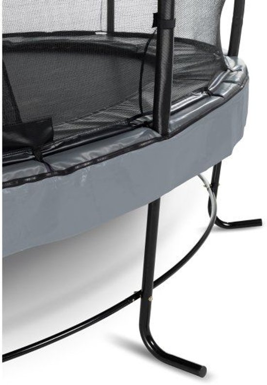 EXIT Elegant Premium trampoline ø427cm met veiligheidsnet Economy - grijs
