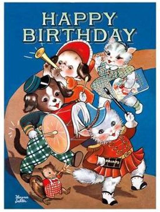 Afbeelding van het spel Adorable Animal Marching Band - Birthday Greeting Cards