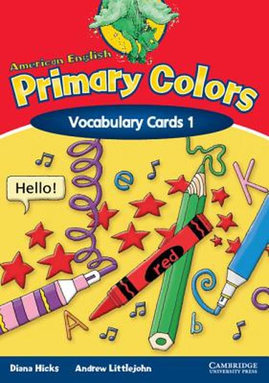 Thumbnail van een extra afbeelding van het spel American English Primary Colors 1 Vocabulary Cards
