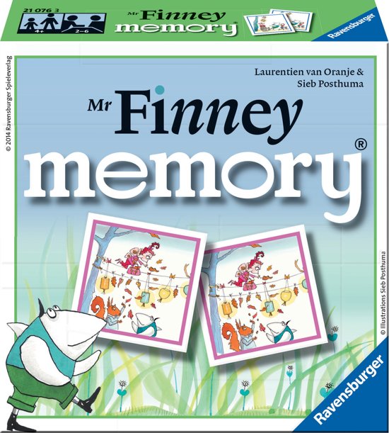 Afbeelding van het spel Ravensburger Memory Mr. Finney - Kinderspel