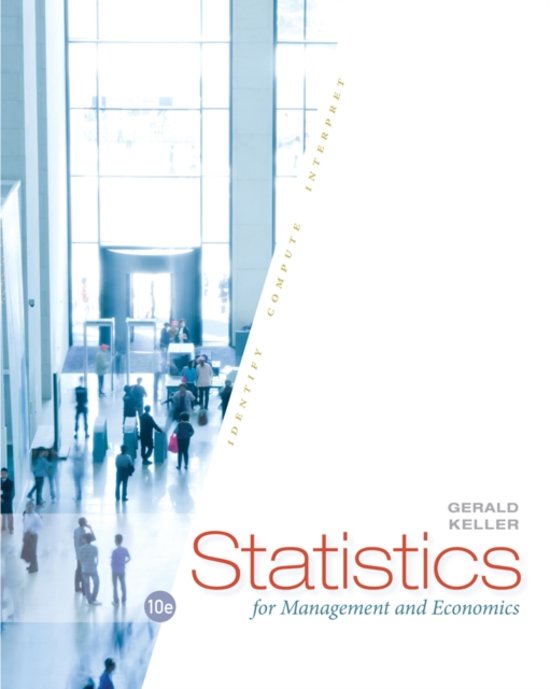 Statistics for Management and Economics, Keller - Exam Preparation Test Bank (Downloadable Doc)