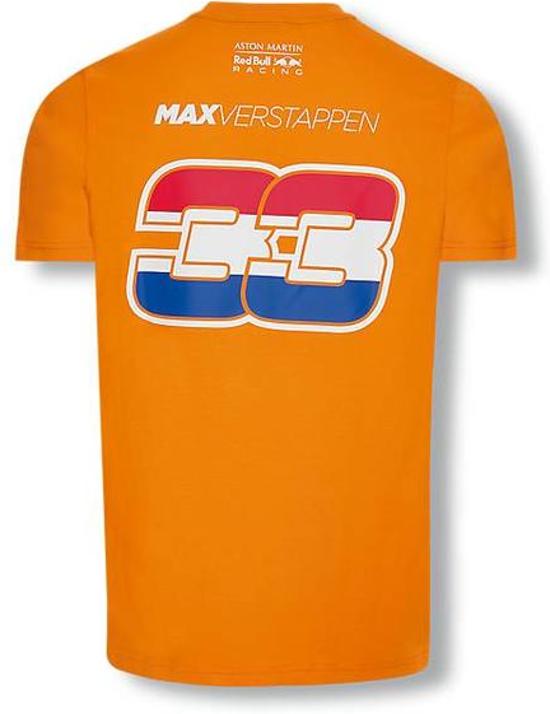 Red Bull Racing oranje Max Verstappen shirt L