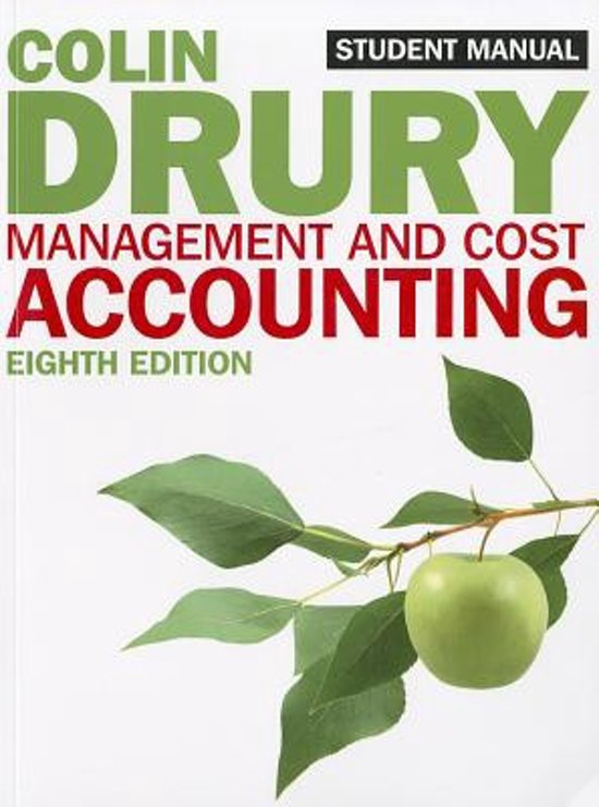 Management accounting third year