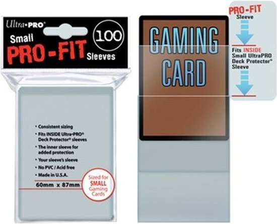 Afbeelding van het spel Speelgoed | Kaartspel - Sleeves Pro-Fit Clear Small C100