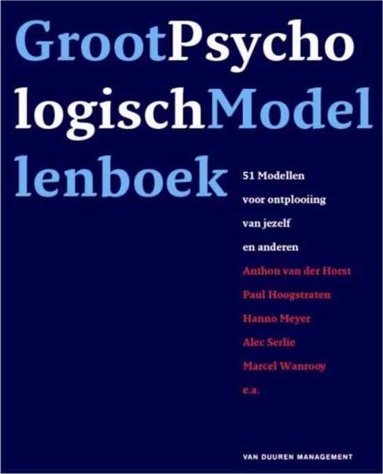 Arbeid- en organisatiepsychologie Modellen