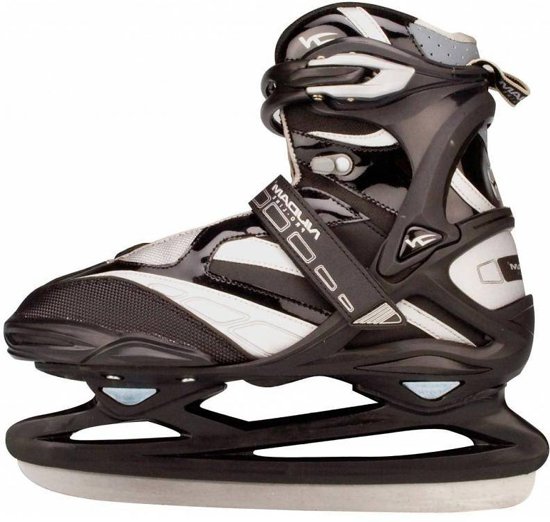 Nijdam 3382 Pro Line IJshockeyschaats - Schaatsen - Unisex - Volwassenen - Zilver - Maat 41