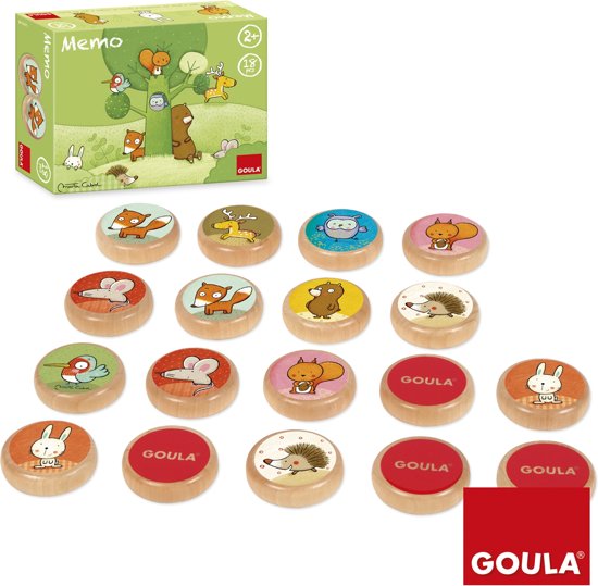 Afbeelding van het spel Goula Memo Tom en zijn bosvriendjes - Kinderspel