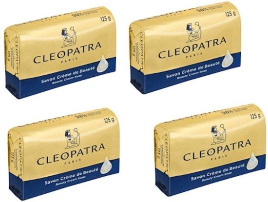 Foto van Cleopatra Beauty cream Soap voordeelverpakking 4 stuks a 125 gr.