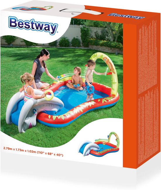 Bestway - Kinderzwembad Interactive - 279cm x 173xm x 102xm