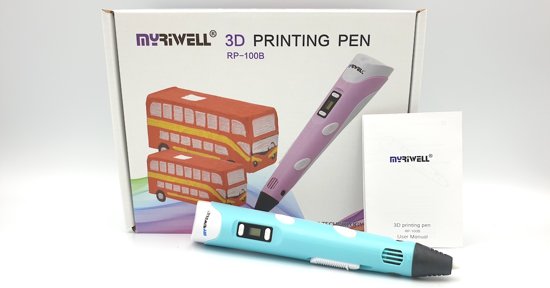 3D Pen MyRiwell Advanced LCD Original | GRATIS 3DPAD  | 3x2m Filament