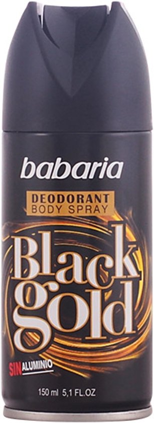 Foto van Babaria BLACK GOLD MEN - deodorant - spray 150 ml