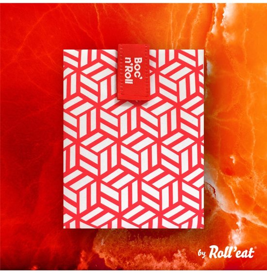 Roll'Eat Boc'n'Roll Foodwrap - Tiles Red