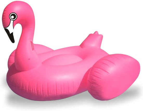 MikaMax Opblaas Flamingo 1.90m XXXL Flamingo Luchtbed