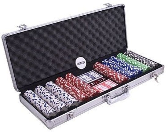 Afbeelding van het spel Pokerfiches Koffer 500 Chips